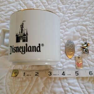 3 Disney Keepsakes-Silver Friends Pink Pendant, Imprinted Penny & Mouse